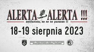 Zapowiedź koncertu zespołu Human Rights pod patronatem „Muzyka Przeciwko Rasizmowi”: festiwal Alerta, Alerta! (Krzeczów, 19.08.2023).