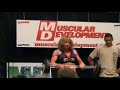 Bodybuilder biceps curls 2008 Arnold Fitness Expo