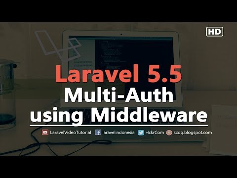 Laravel 5.5 Multiple Authentication using Middleware, Associate Users with Roles and Permissions