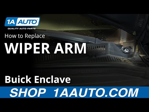 How To Install Remove Windshield Wiper Arms Acadia Enclave Outlook Traverse