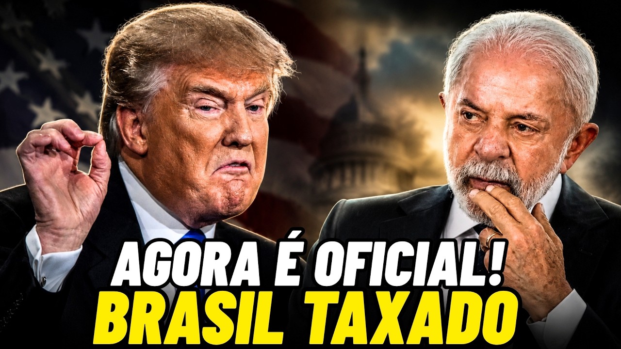 Agora é oficial! A nova tarifa dos EUA começa a valer hoje para o Brasil