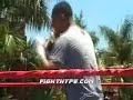 chris arreola open media workout