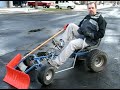 Pedal Powered Snowplow