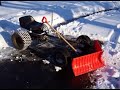 Pedal Powered Snowplow