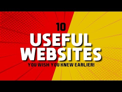 10 Useful Websites You Wish You Knew Earlier! 2019
