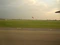 landing and taxi at chiang mai airport