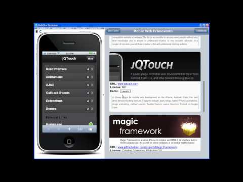JQTouch, la potenza di javascript per iPhone