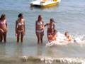 Effetto domino in spiaggia - estate 2008