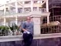 Drunk guy sleeping standing up