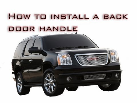 how to repair hhr door handle