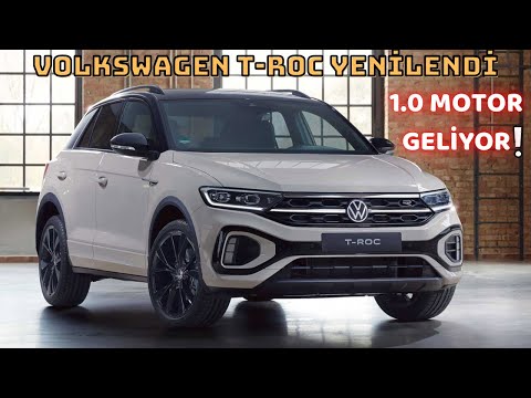 2022 VOLKSWAGEN T-ROC MAKYAJLANDI / 1.0 MOTOR GELİYOR MU ? / DETAYLI İNCELEME