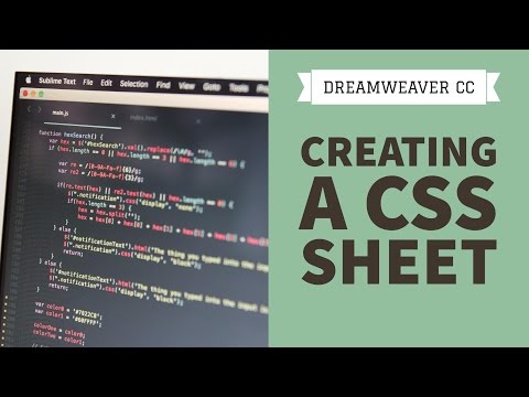 how to attach css file in dreamweaver