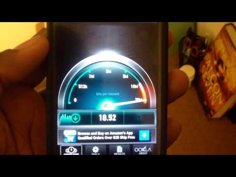 T-Mobile Samsung Galaxy S4 LTE Speed test