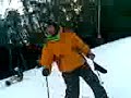 Richie Attempting To Ski