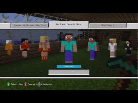 how to buy skin packs for minecraft xbox