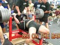 Ryan Kennelly Benches 860