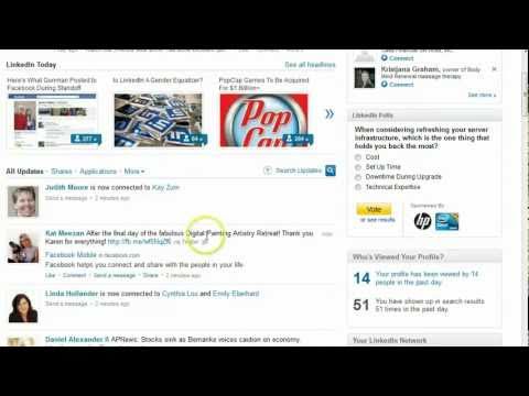 how to hide updates on linkedin