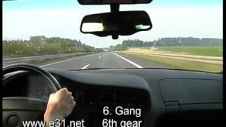 BMW 850CSi ซิ่ง 300 KM/H บน Autobahn 
