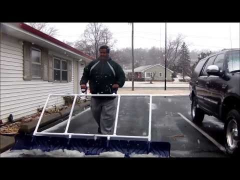 how to go door to door shoveling snow