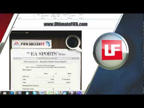 FIFA 12 Match Statistics E-mailed to You by EA