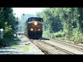 CSX 5345 & 5405 North through Riverdale,Maryland