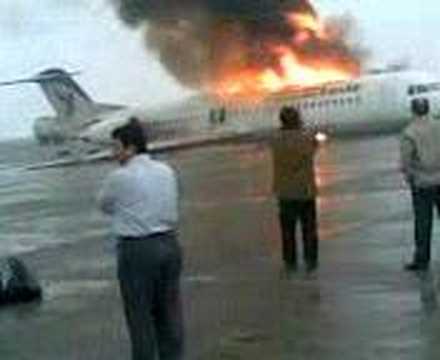 Airplane accident Tehran