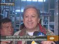 Garrido-Lecca realizó sorpresiva visita a dos hospitales