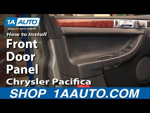 How To Install Replace Remove Front Door Panel Chrysler Pacifica 04-08 1AAuto.com
