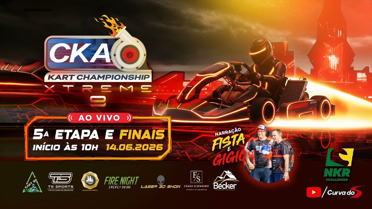 CKA EXTREME 9 Kart Championship - Etapas 5 e FINAL - Circuito Techspeed 14.06.2026