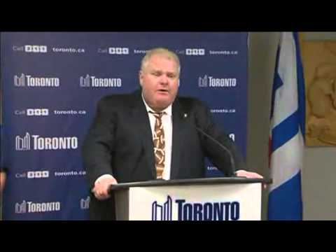 Toronto Mayor Rob Ford Apologizes For Lewd Language, Admits Drinking Problem