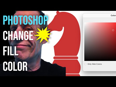 how to fill selection with color photoshop
