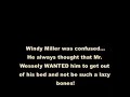 Mr. Wessely says- don't exercise