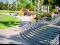 Corey Duffel ollie over double set Corey Duffel ollie over double set