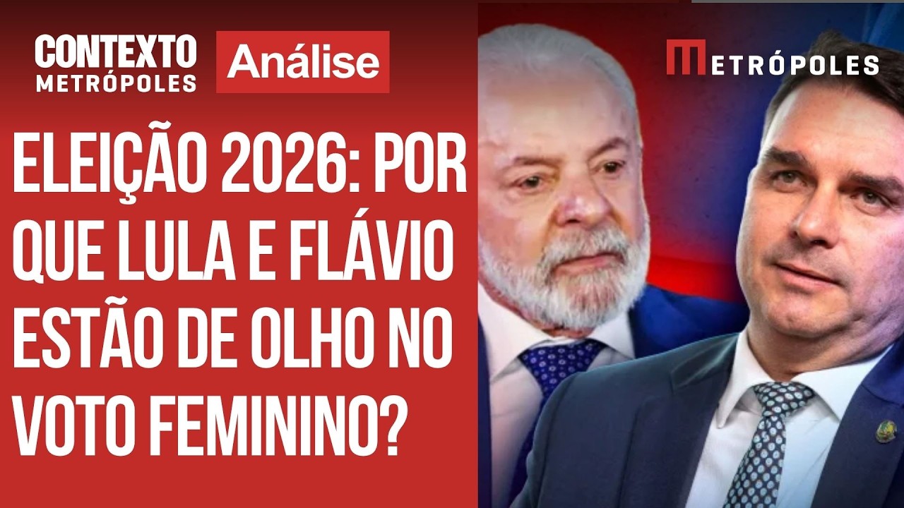 Mulheres são alvo estratégico de Lula e Flávio na largada da eleição de 2026