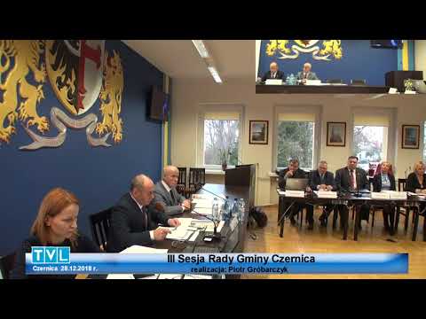 Click to View : III Sesja Rady Gminy Czernica 28 grudnia 2018 rok (+skrypt)