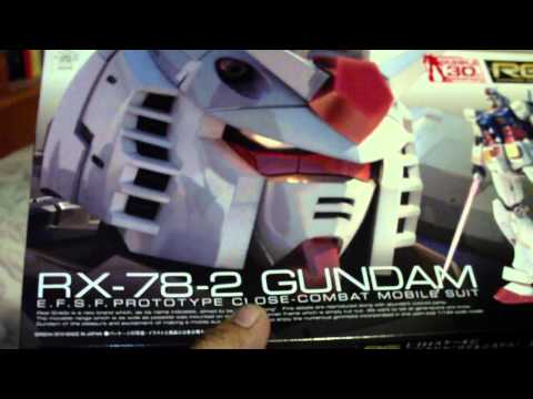 Real Grade RG RX 78 - 2 Gundam Unboxing RG  機動戦士ガンダム