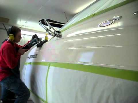 how to apply gelcoat on a boat