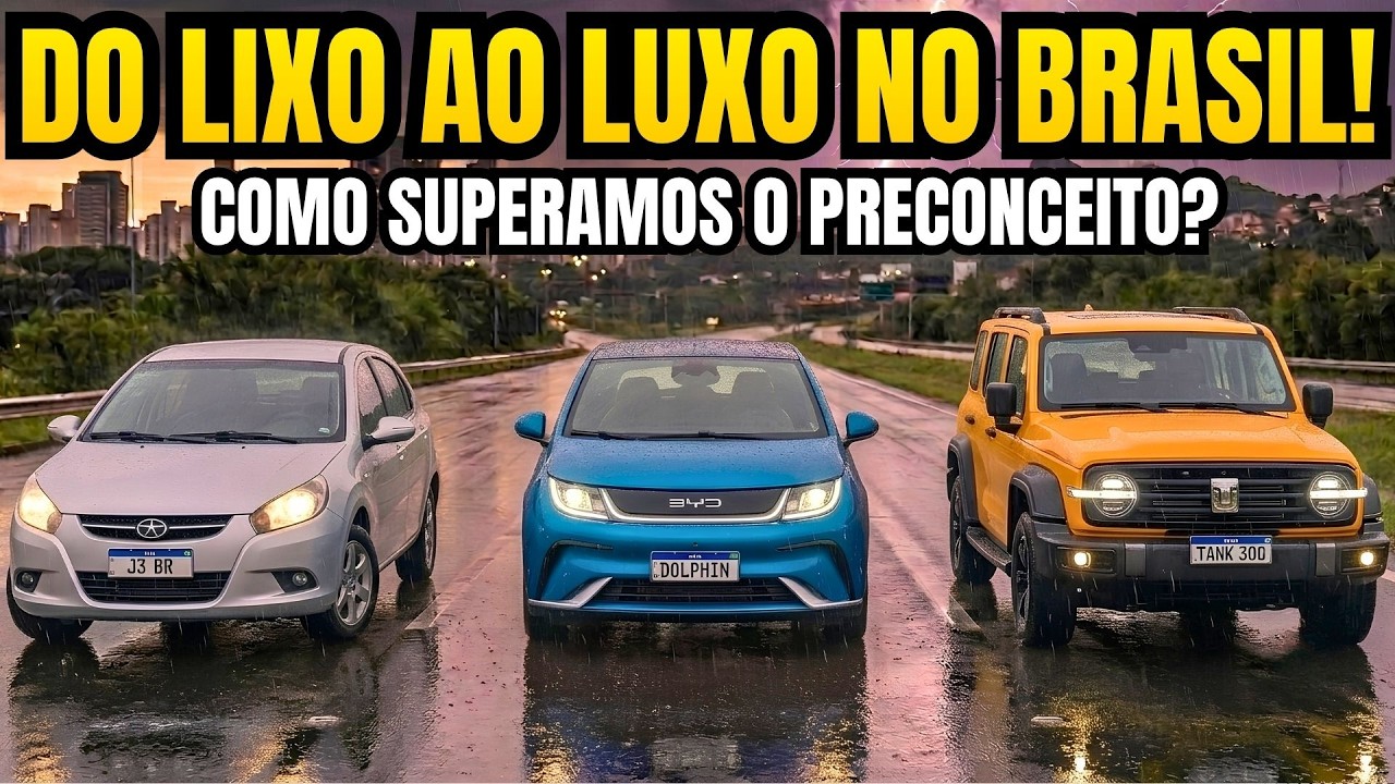 COMO OS CHINESES SAÍRAM DO PRECONCEITO DE CARROS RUINS NO BRASIL?