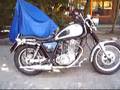 SR500 mit BSA-Blase Nachbau innen offen, ohne dB-Eater