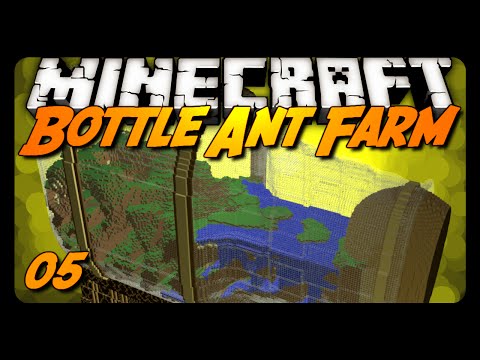 Minecraft | Bottle Ant Farm Survival - 05 - THUNDERSTORM OF OWNAGE!