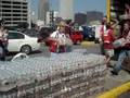 Red Cross CEO Helps Volunteers Unload Water in New Orleans
