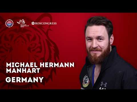 Kolmar Mas-Wrestling Cup-2019. Participant from Germany Michael Hermann Manhart