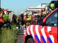 Vrachtwagens botsen op A58