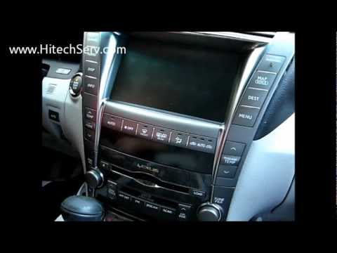 How to Remove Radio / Navigation / CD Changer from Lexus LS460 2008 for Repair.