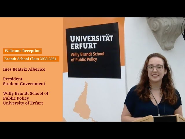 Willy Brandt School of Public Policy at the University of Erfurt video #2