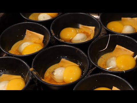 치즈 베이컨 계란빵 / cheese bacon egg bread / korean street food
