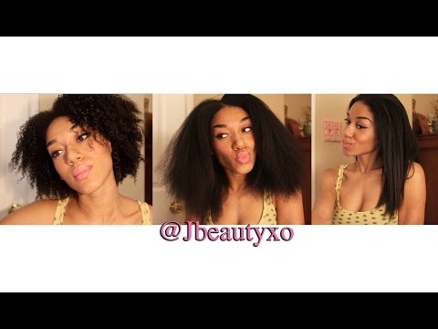 how to properly straighten hair