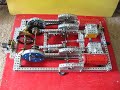 a meccano model of a thwaites and carbutt horizontal mill engine manufactured in 1869 for a landore, south wales rolling mill.