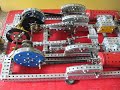 a meccano model of a thwaites and carbutt horizontal mill engine manufactured in 1869 for a landore, south wales rolling mill.
