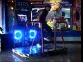 Pompero haciendo su performance de 